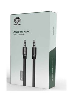 Buy Green Lion Aux to Aux PVC Cable 3.5mm 1M - Black in UAE