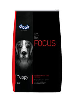 Buy Focus Puppy Super Premium Dry Dog Food Multicolour 4kg in UAE