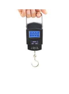 اشتري Electronic 50Kgs Digital Luggage Weighing Scale, weight machine for Home kitchen Digital weighing hook scale, Kitchen weighing scale kitchen, Weight machine, kitchen scale(Black) في السعودية