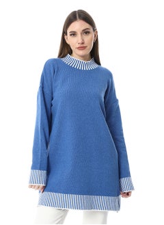 Buy Women Wool Long Pullover With High Neck in Egypt