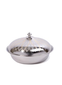 Buy Gozi Sama steel hot pot size 20, gold in Saudi Arabia