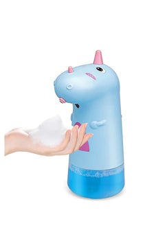 اشتري Azonee Automatic Foaming Soap Dispenser, Cute Soap Dispenser, Foaming Touchless Soap Dispenser - Battery Operated, Suit for Bathroom, Kitchen, Countertop (Blue) في الامارات