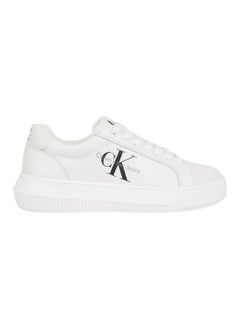 Buy Women's Leather Trainers -  leather upper , White in Saudi Arabia