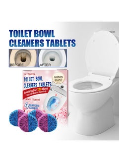 Buy Toilet Bowl Cleaner Tablets 4 Pack, Ultra-Clean Toilet Cleaners for Deodorizing Descaling, Long-Lasting Toilet Bowl Cleaner Tablets with Sustained-Release Technology Against Tough Stains in Saudi Arabia