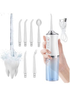 Buy Electric Water Dental Flosser – Powerful Deep Cleaning, 3 Modes, 220ml Large Capacity, 360° Rotating Nozzle, Portable & Rechargeable, IPX7 Waterproof, Ideal for Home & Travel in UAE