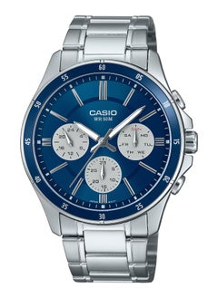 Buy Casio Enticer Standard Analong Stainless steel Bnad Men's Watch MTP-1374D-2A3V in UAE