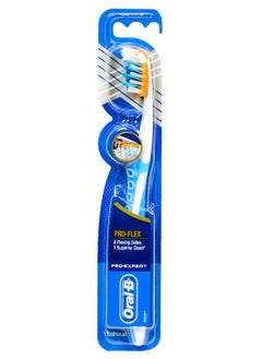 Buy Oral-B Pro-Expert Clinic Line Pro-Flex 38 Medium Manual Toothbrush, Multi-Colored in Egypt