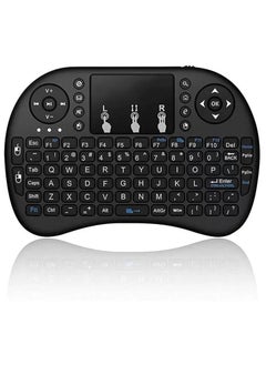 Buy Mini Wireless Keyboard with Touchpad Mouse | LED Backlit | Rechargeable Li-ion Battery | Compatible with PC, Mac, Android - Portable Keyboard with Backlight & Touchpad in UAE