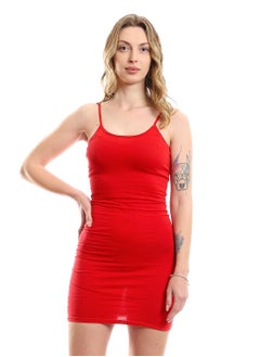 Buy Short Dress Cotton Thin Strap in Egypt