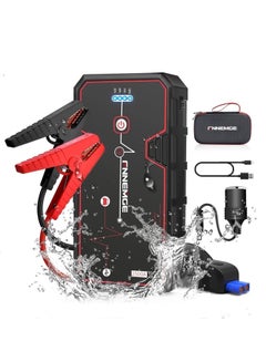 Buy Car Jump Starter 2500A Peak 23800mAh 12V Super Safe Jump Starter(Up to All Gas, 8.0L Diesel Engine), with USB Quick Charge 3.0 in UAE