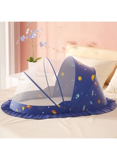 Buy Portable Breathable Folding Baby Mosquito Net Bed Tent Crib Cover Sun Shelter For Newborn Kids 128*65*70cm in Saudi Arabia