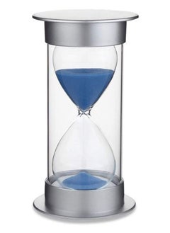 Buy Sand Timers 30 Minutes Hourglass Creative Vintage Gift for Home Office Kitchen Decoration (30 min Silver/Blue) in UAE