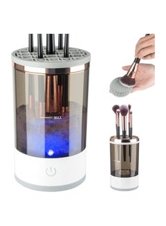 Buy Portable Electric USB Makeup Brush Cleaner Machine, with Makeup Brush Cleaner Mat for All Size Makeup Brush in UAE
