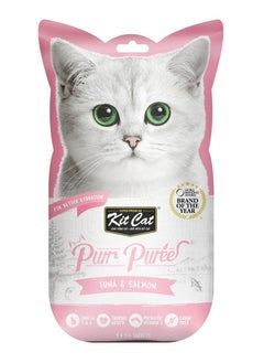 Buy Kit Cat Purr Puree Tuna & Salmon in UAE