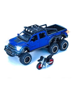 Buy Toy Trucks Pickup Model Cars F150 Diecast Metal Cars Trucks for Boys Ages 3 and Up (Blue) in Saudi Arabia