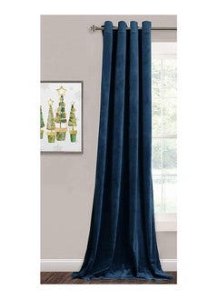 Buy Elegant Velvet Thermal Insulated Curtain for Living Room With Steel Grommets 1 panels in Egypt