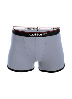 Buy Cottonil - Men Boxer Solid-GREY in Egypt