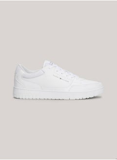 Buy Men's Leather Basketball Trainers -  Leather mix upper, White in Saudi Arabia