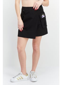 اشتري Women Sportswear Fit Brand Logo Outdoor Skirt, Black في الامارات