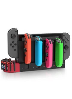 Buy Charging Dock for Nintendo Switch Joy-Con Controller, Fast Charging Dock with 9 Game Card Storage Slots, Powered by the original for Nintendo Switch dock, for Nintendo Switch Joycon (Black) in Saudi Arabia