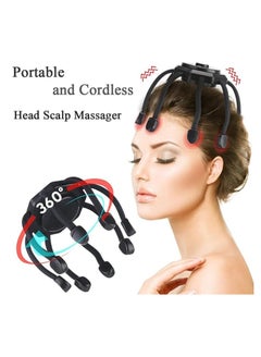 Buy ZOOM PLUS  Electric Head Massage Spider, Scalp Massage Brush Vibrating Electric Head Massager in Saudi Arabia