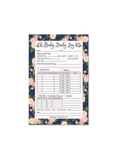 Buy Nanny Newborn Baby Or Toddler Log Tracker Journal Book Daily Schedule Feeding Food Sleep Naps Activity Diaper Change Monitor Notes For Daycare Babysitter Caregiver Infants And Babies 50 Sheet Pad in UAE