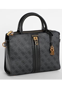 Buy Guess Ginevra Logo Women's Elite Shoulder Bag Black Fashion Versatile Classic SB867506 in Saudi Arabia