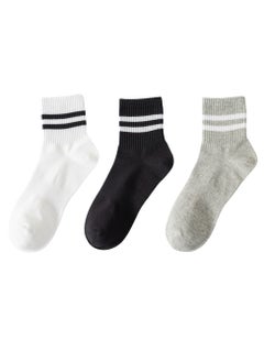 Buy Pack of 3 Cotton Half Socket Socks For Men in Egypt