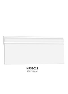 اشتري نعلات من مادة البوليسترين PS Skirting Board - مقاس 12*2*240 سم - كرتون في السعودية