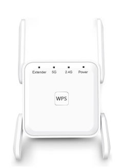 اشتري WiFi Extender, WiFi Signal Booster, Internet Booster for Home, Range up to 8500+sq.ft, Support Connect Over 40 Devices, Boost Your Home WiFi Signal في الامارات