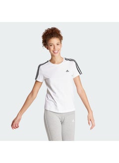 Buy Essentials Slim 3-Stripes T-Shirt in Egypt