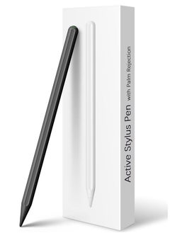 Buy iPad Pencil 2nd Generation with Magnetic Wireless Charging and Palm Rejection, Stylus Pen Compatible with Apple iPad Pro 11-inch 1/2/3/4 & 12.9-inch 3/4/5/6, iPad Air 4/5 , iPad mini 6 (Black) in Saudi Arabia