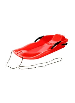 اشتري Plastic Snow Sled, Kids Skiing Sled Board Snowboard Outdoor Downhill Toboggan with Brakes and Pull Rope for Grass Sliding and Sand Boarding (Random color). في الامارات