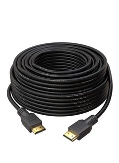 Buy HDMI v1.4 cable, 10 meters long, Stargold | High-speed wire with 3D ARC Ethernet | FHD 1080P,1080i,4K PS4 Xbox One Sky HD Laptop TV CCTV | Gold and black plated in Saudi Arabia