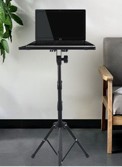 Buy Projector Tripod Stand Universal Laptop Stand Portable For DJ Equipment Stage Or Studio Height Adjustable 45 To 120 CM in UAE