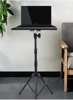 اشتري Projector Tripod Stand Universal Laptop Stand Portable For DJ Equipment Stage Or Studio Height Adjustable 45 To 120 CM في الامارات