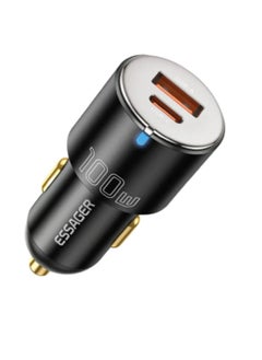 Buy Car Charger That Supports Fast Charging With A 35W USB Port and A 65W Type C Port in Saudi Arabia