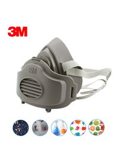 Buy 3M 3200 Dust Mask Respirator Half Face Dust-proof Mask Anti Industrial Construction Dust Haze Fog Safety Gas Filter Cartridges Cotton in Saudi Arabia