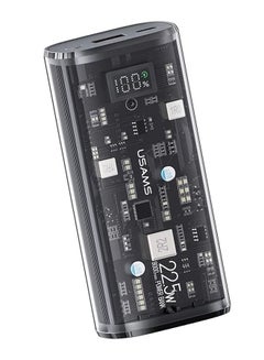 اشتري Power Bank PD20W+QC3.0 Dual-port 9000mAh Transparent Digital Display Fast Charging with 4.5A Output and Power Bank for iPhone, iPad & Samsung Galaxy & More Black في الامارات