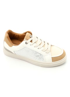 اشتري Reptile Pattern Lace Up Sneakers في مصر