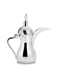 Buy Raslan Indian Stainless steel Arabic Coffee Dallah, Raslan Dallah, Silver, 0.8 L in Saudi Arabia