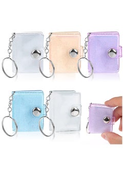 اشتري Mini Album, 1 Inch Pocket Photo Storage Band Keychain, 20 Pockets Mini Small Album Binder, Mini Album Keychain for Picture Photo Card Holder Storage, Birthday Valentine's Day Gift في السعودية