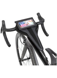 Buy Bicycle Trainer Sweat Net Bike Sweat Guard with Phone Pouch Bike Sweat Catcher Net Sweat Protector for Indoor Cycling Training Compatible with iPhone 12 11 Phones Below 6.2’’ in Saudi Arabia