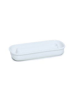 Buy Tiffany Porcelain Serving Tray, White in UAE