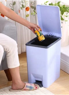 Buy 11.3L Foot Pedal Rectangular Plastic Waste Bin in Saudi Arabia