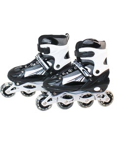 اشتري Skating Shoes - Roller Skates For Kids And Boys Girls - Roller Skates Shoes with Light Up Wheels -Rollerblade Breathable and Adjustable Inline Skates With Hand Carry Bag, Best Gift في السعودية