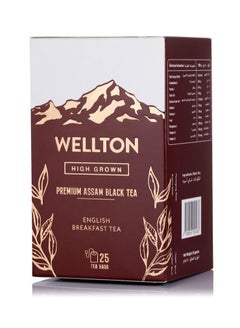 Buy WELLTON ENGLISH BREAKFAST TEA - 25 TEA BAGS in UAE