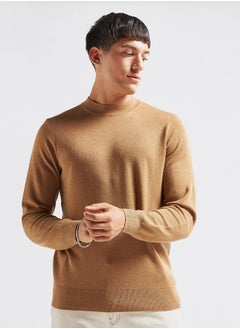 Buy High Neck Knitted Sweater in UAE