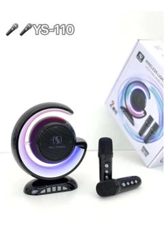 Buy Wireless Lightshow Speaker With Two Wireless Microphones in UAE