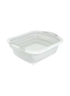 اشتري Mt Square Silicone Foldable Strainer  White - 37 X 31 Cm في مصر